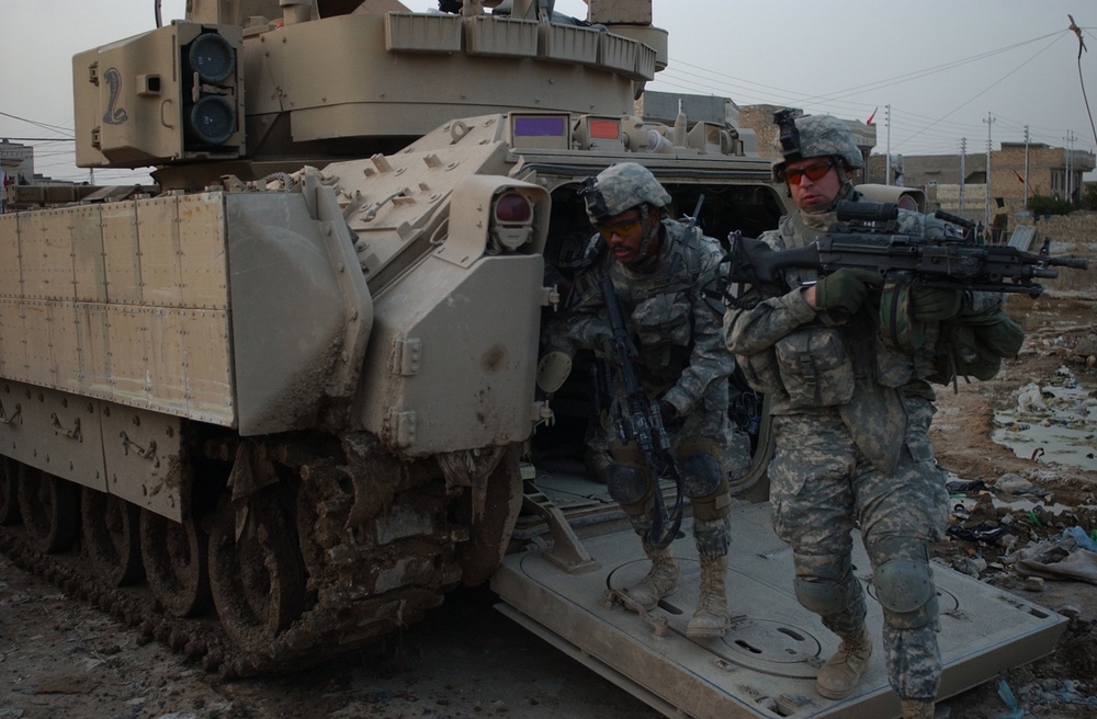 U.S. Soldiers Search for Insurgent Activity