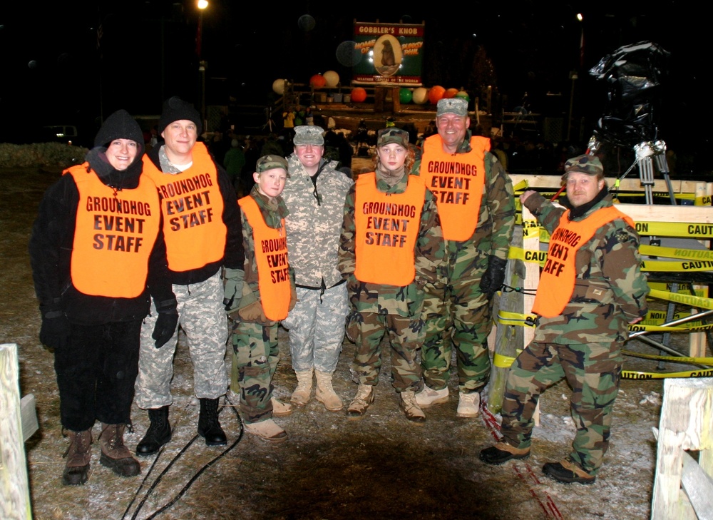 Army Reserve and Guard help in Punxsy Groundhog Day (again!)