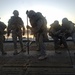 Soldiers build an assault, float bridge outside Camp Taji