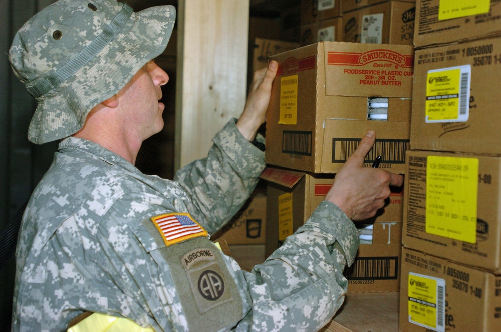 Soldiers perform preventative maintenance
