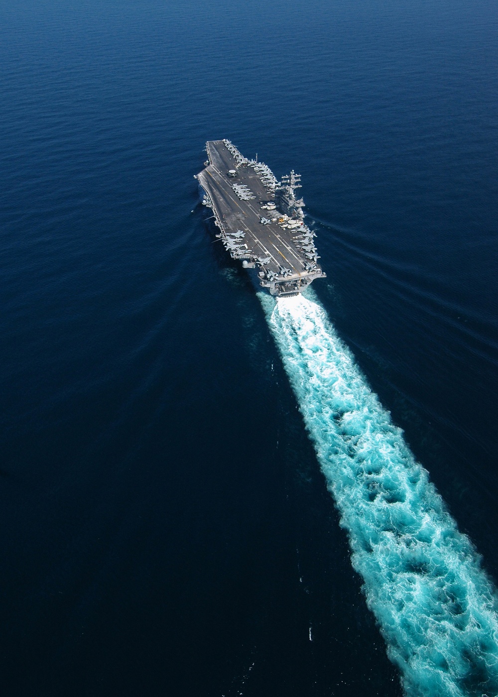 USS Dwight D. Eisenhower on MSO