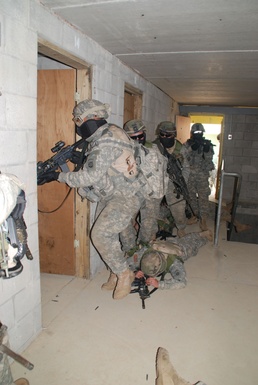 Training at Fort Bragg for upcoming deployments