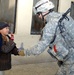 Soldiers Hand Out School Supplies at a Boys' School in Mosul