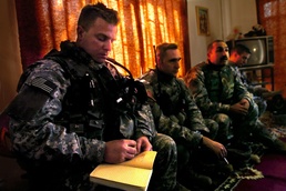 Troops Conduct Civil Affairs Operations