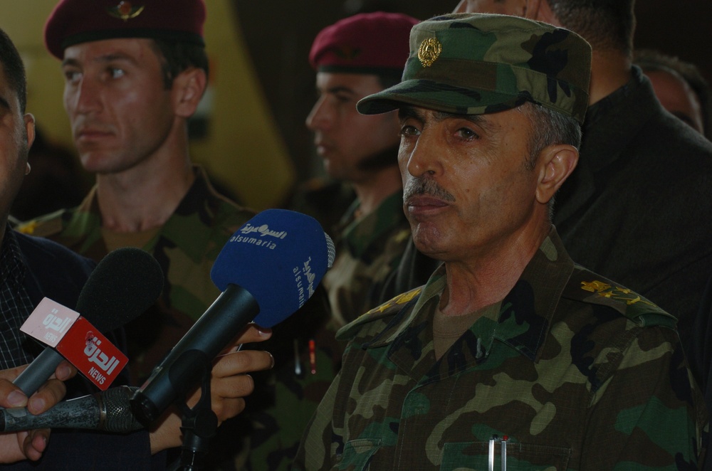 Kurdish soldiers arrive to secure Baghdad
