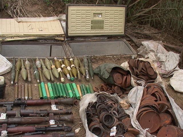 Iraqi Police, Coalition Forces Discover Large EFP Cache