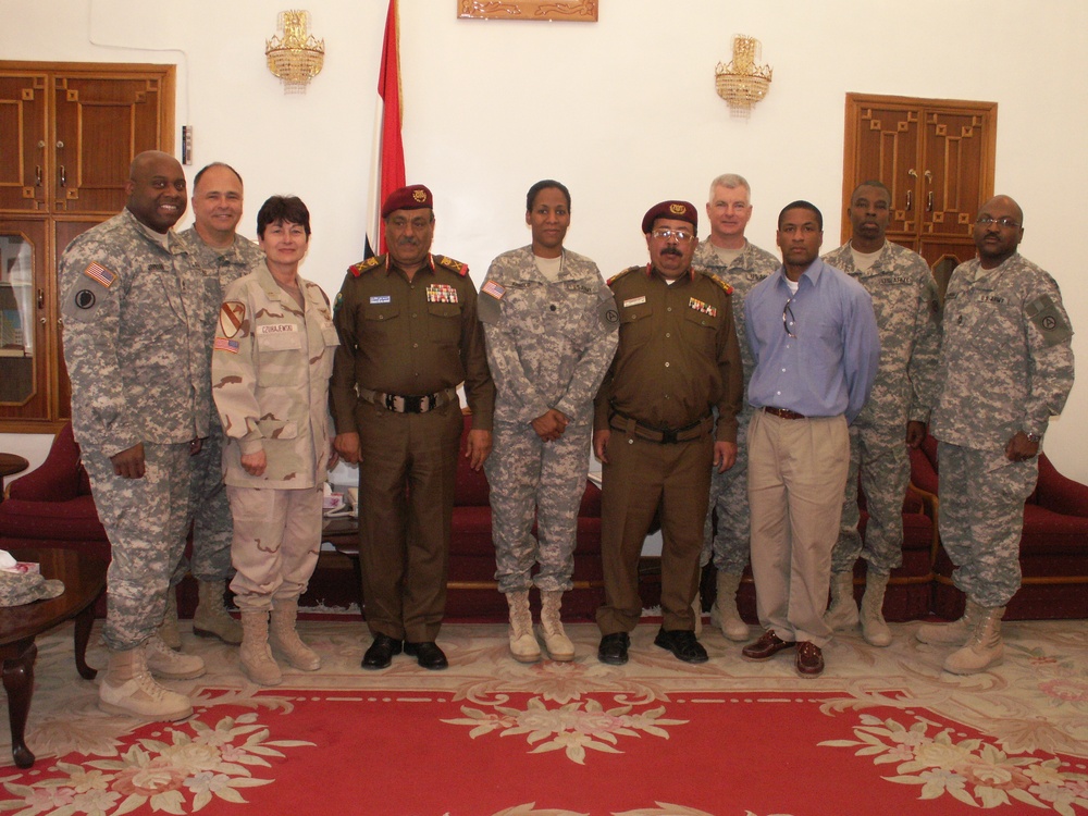 USARCENT Soldiers in Yemen for information exchange