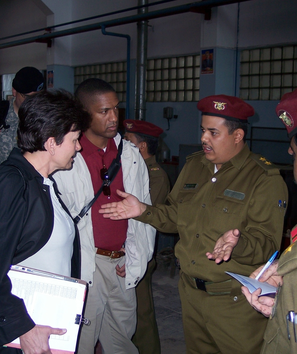 USARCENT Soldiers in Yemen for information exchange