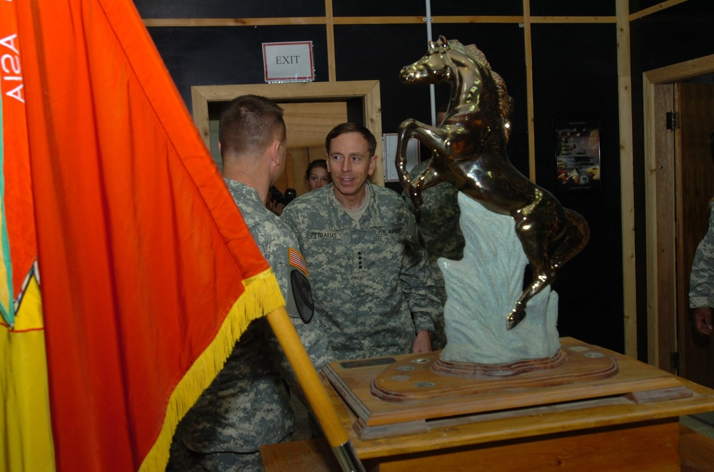 MNF-I Commander Meets "Ironhorse"