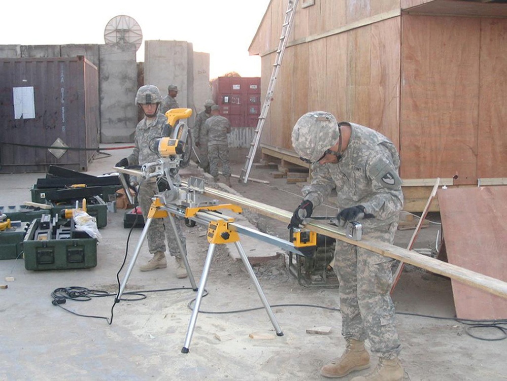 Combat Engineers Build Up Baghdad