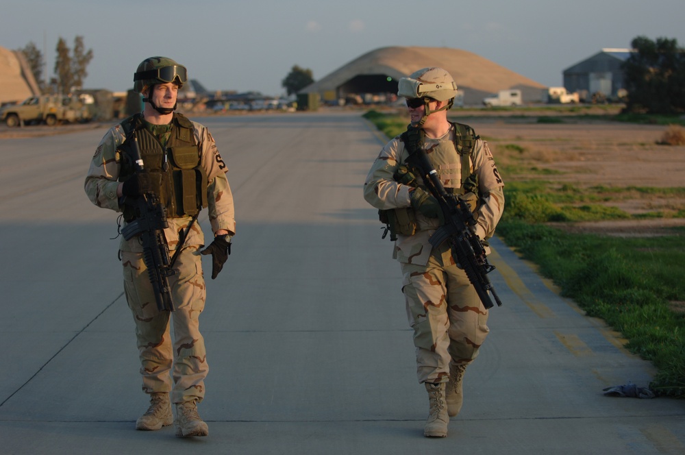 Airmen Keep Air Base Secure
