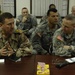 U.S. Soldiers speak with Iraqi leaders