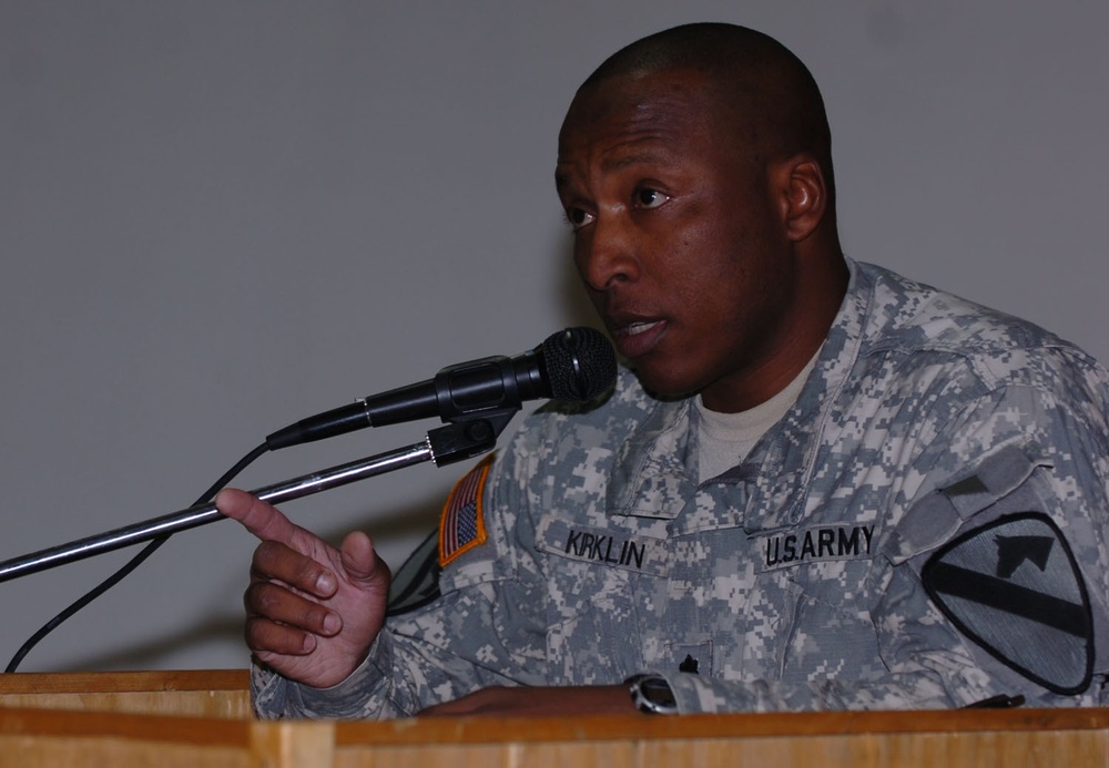 'Grey Wolf' Soldiers Celebrate Black History Month