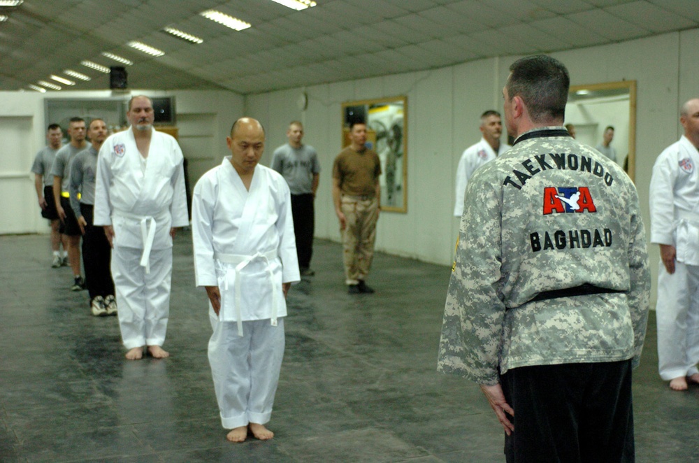 Soldier Brings Tae Kwon Do Art to Baghdad