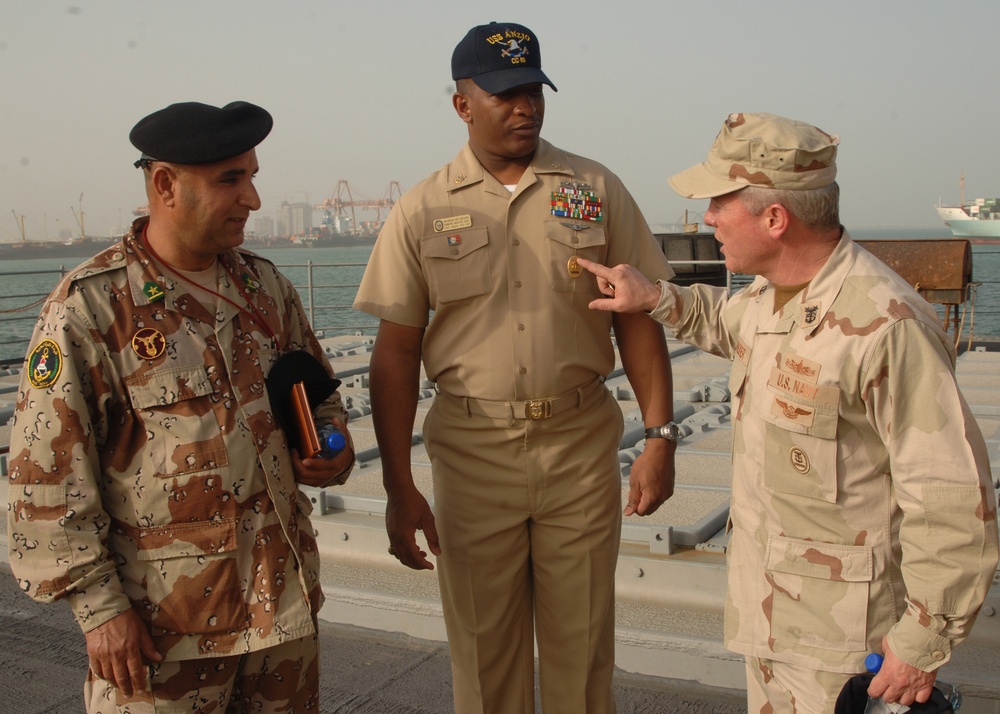 Iraqi Sailor Visits U.S. Ships