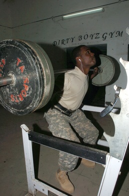 Civilians Pump Up 'Dirty Boyz' Gym