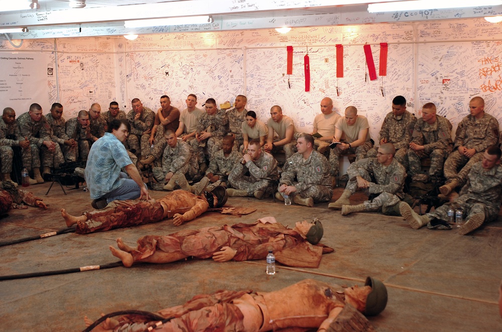 Camp Buehring Medical Training Based on Lessons From Medics in Iraq