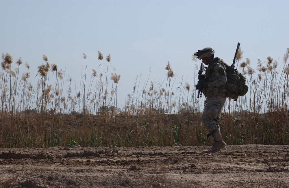 Tomahawk troops trade Strykers for marching boots