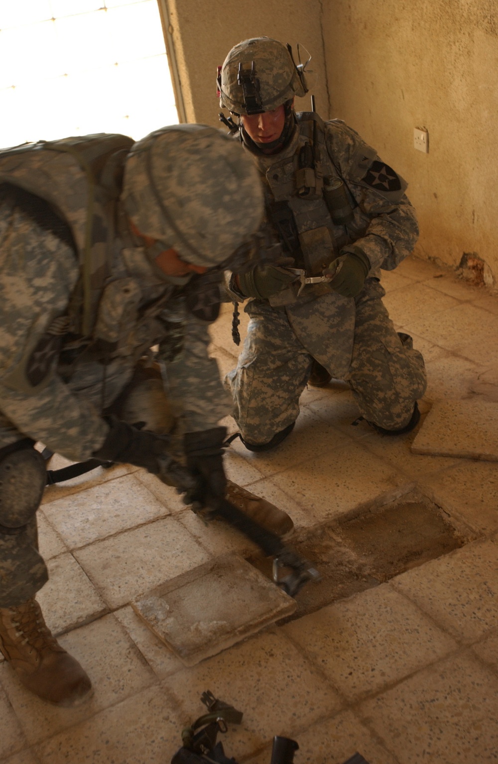 Tomahawk troops trade Strykers for marching boots