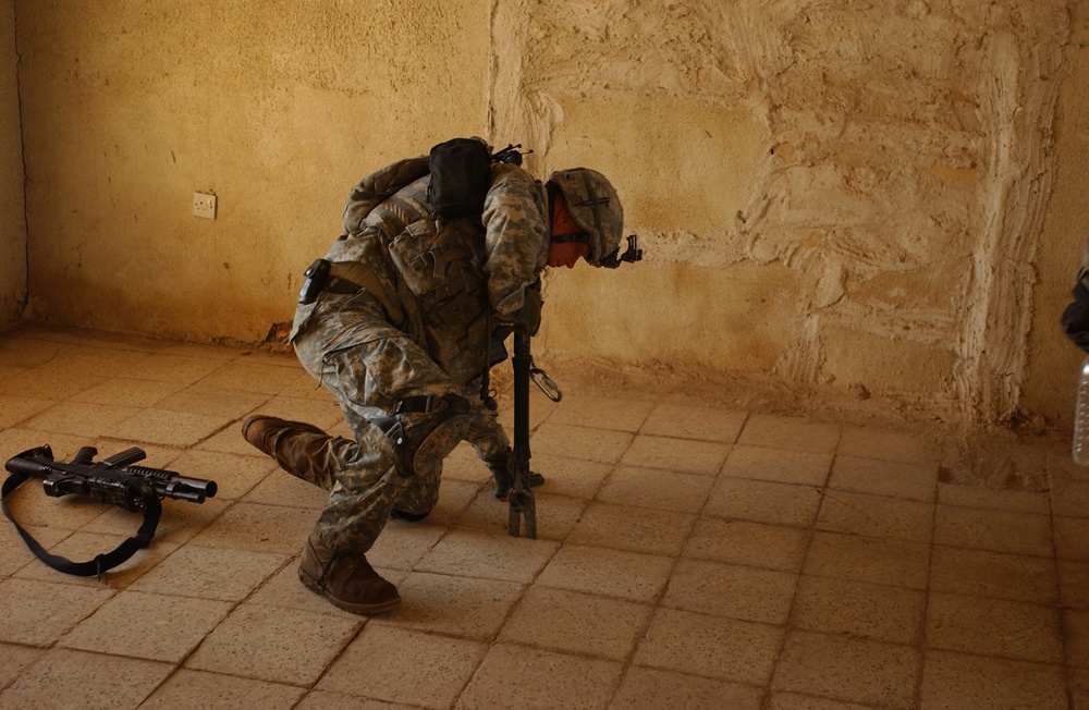 Tomahawk troops trade Strykers for marching boots