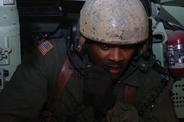 Keeping things light in a heavily armored vehicle