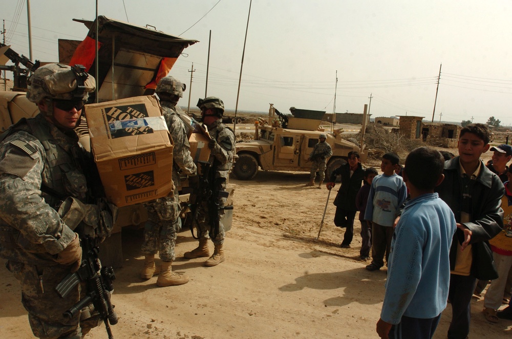 Army platoon enters uncharted territory