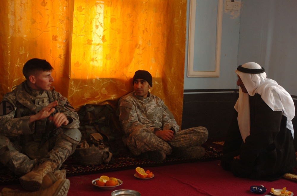Army platoon enters uncharted territory