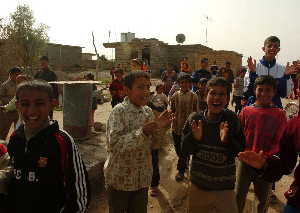 Army platoon enters uncharted territory