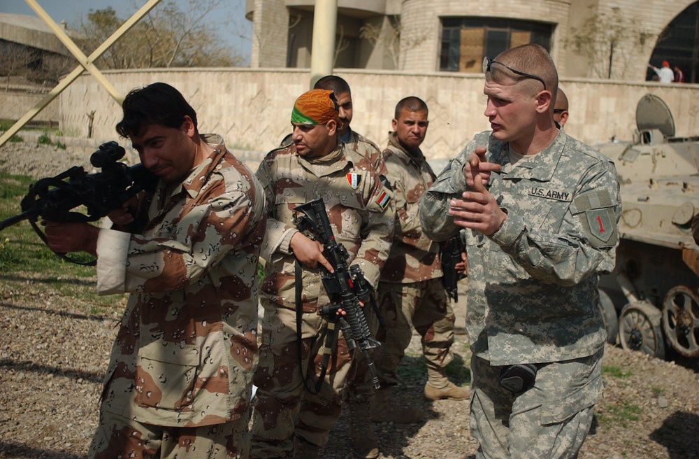 Iraqi army training