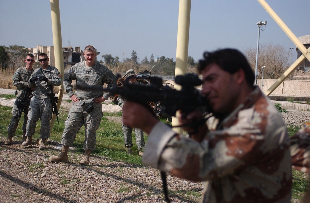 Iraqi army training