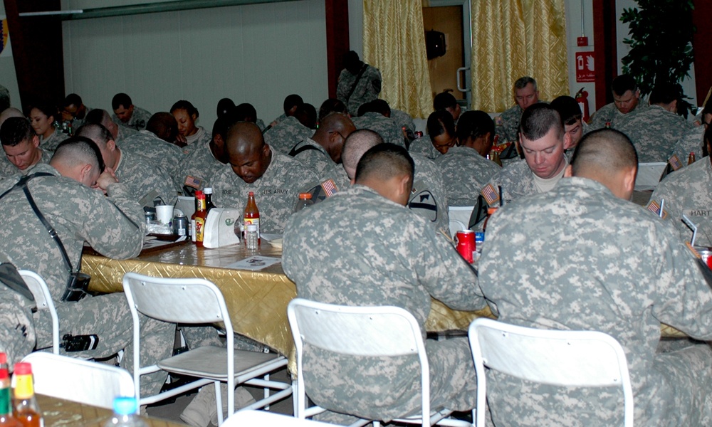 15th BSB holds prayer luncheon at FOB Prosperity