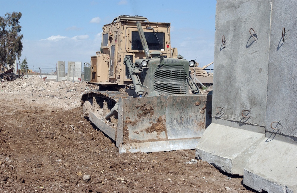 Bulldozer operator by day, security for the night