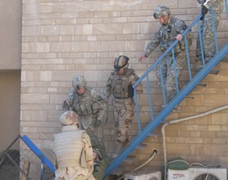 Iraqi Army medics open shop for "coughs and sniffles"