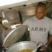 Mustang's Forward Support Company brings hot chow to outpost