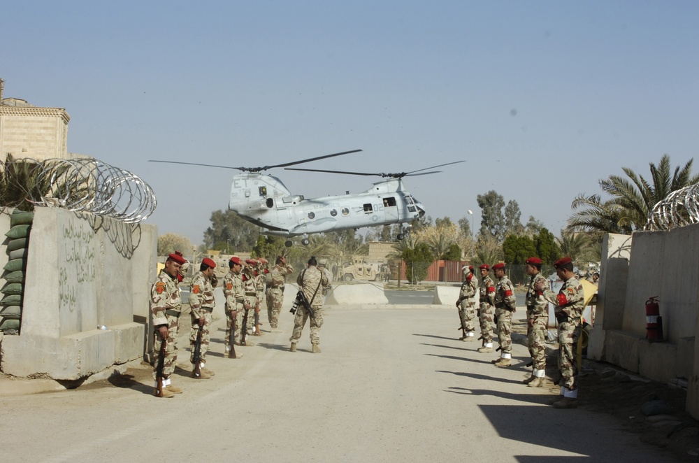 President Nuri Al-Malaki Visits Camp Blue Diamond, Iraq and the 7th Iraqi a