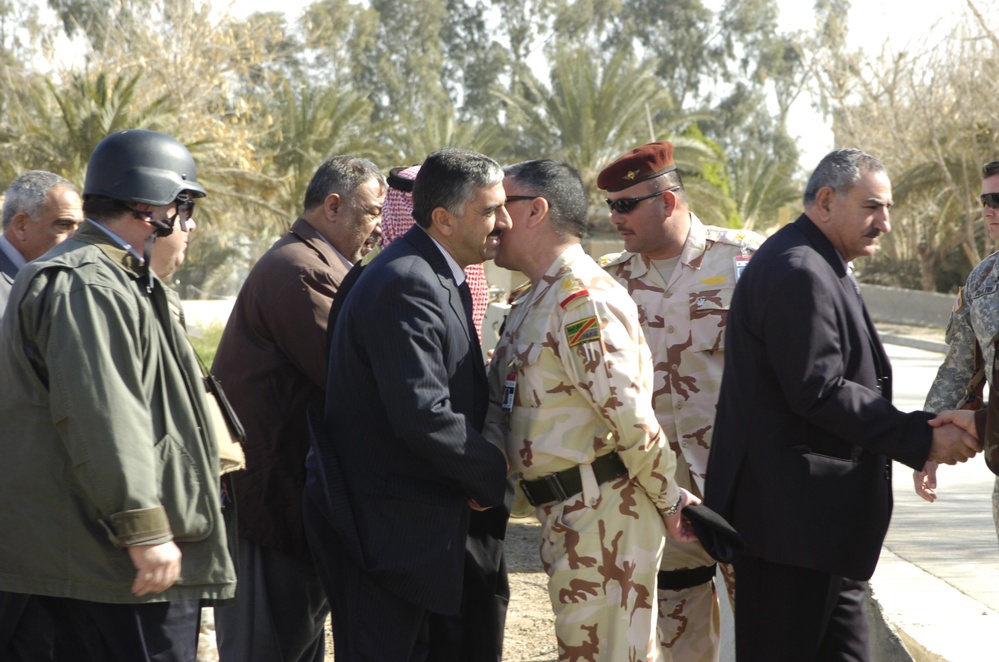 President Nuri Al-Malaki Visits Camp Blue Diamond, Iraq and the 7th Iraqi a