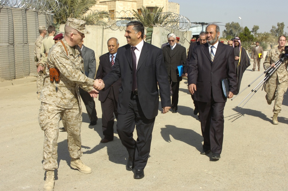 President Nuri Al-Malaki Visits Camp Blue Diamond, Iraq and the 7th Iraqi a