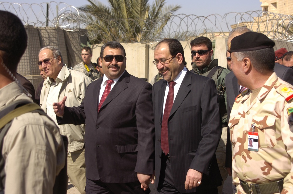 President Nuri Al-Malaki Visits Camp Blue Diamond, Iraq and the 7th Iraqi a