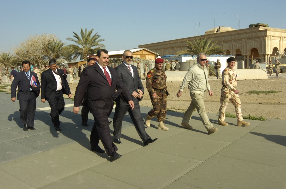 President Nuri Al-Malaki Visits Camp Blue Diamond, Iraq and the 7th Iraqi a