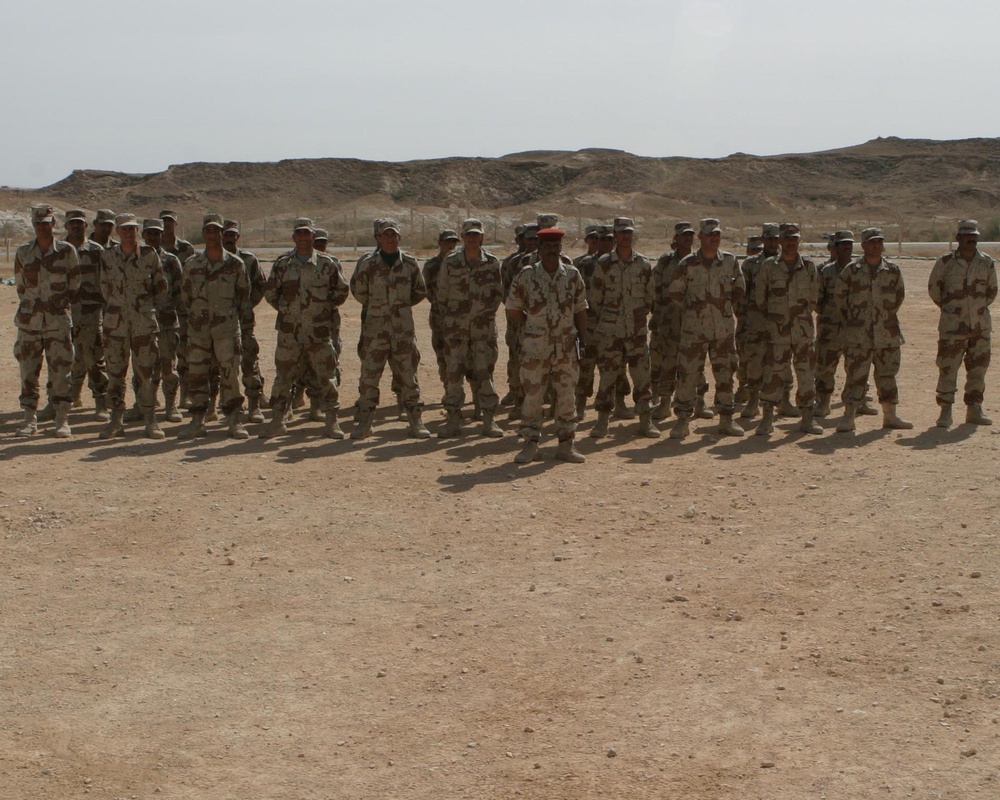 Iraqi Army School of Infantry Graduates first class