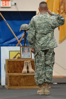 3rd Brigade Combat Team, 1st Cavalry Division Honors Fallen Comrade