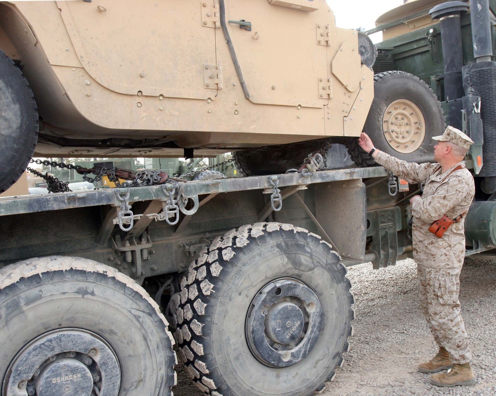 Brig. Gen. Kessler visits Combat Logistics Battalion 6