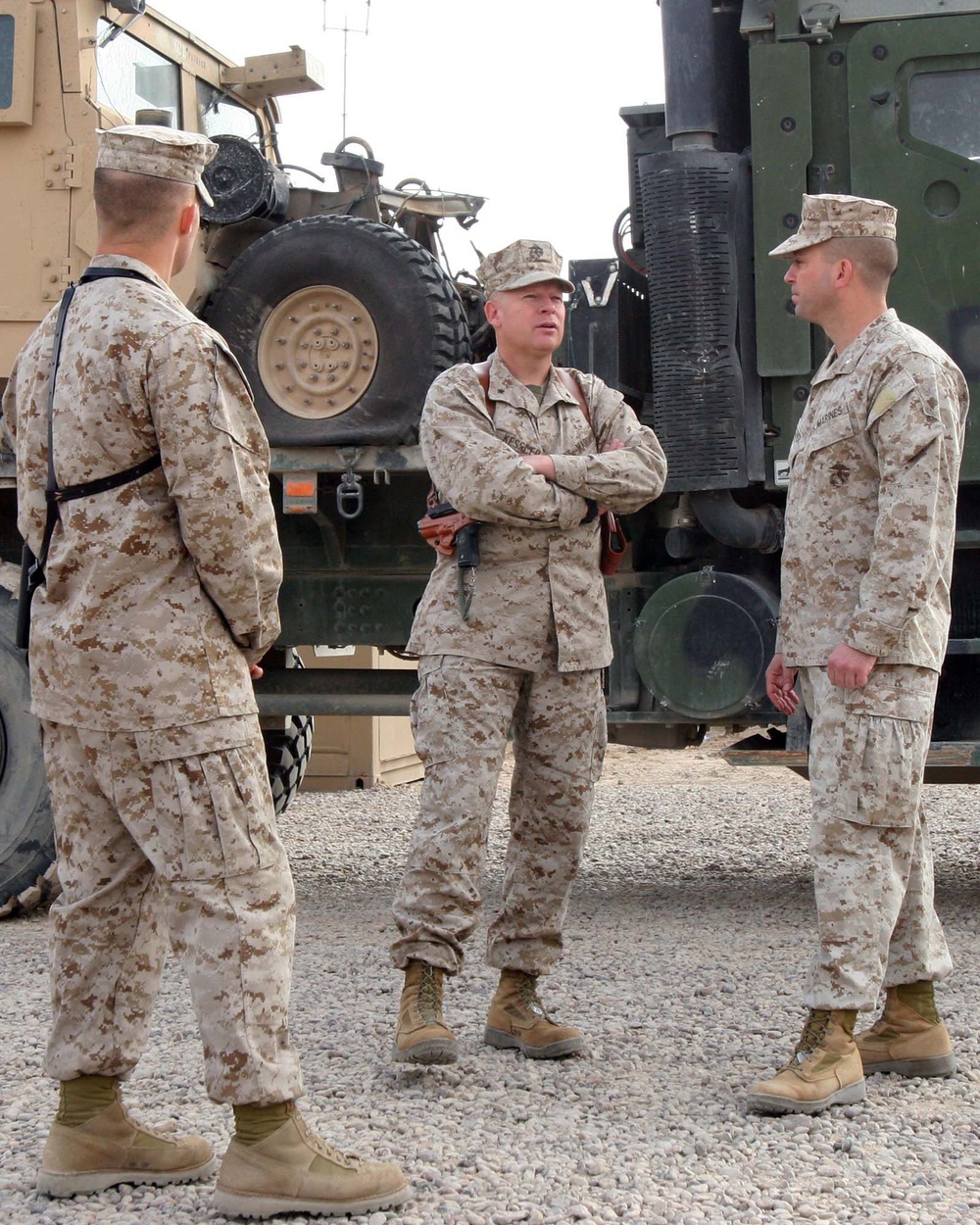 Brig. Gen. Kessler visits Combat Logistics Battalion 6