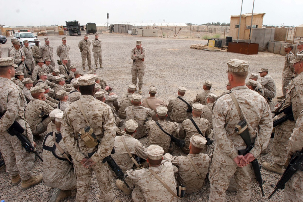 Brig. Gen. Kessler visits Combat Logistics Battalion 6
