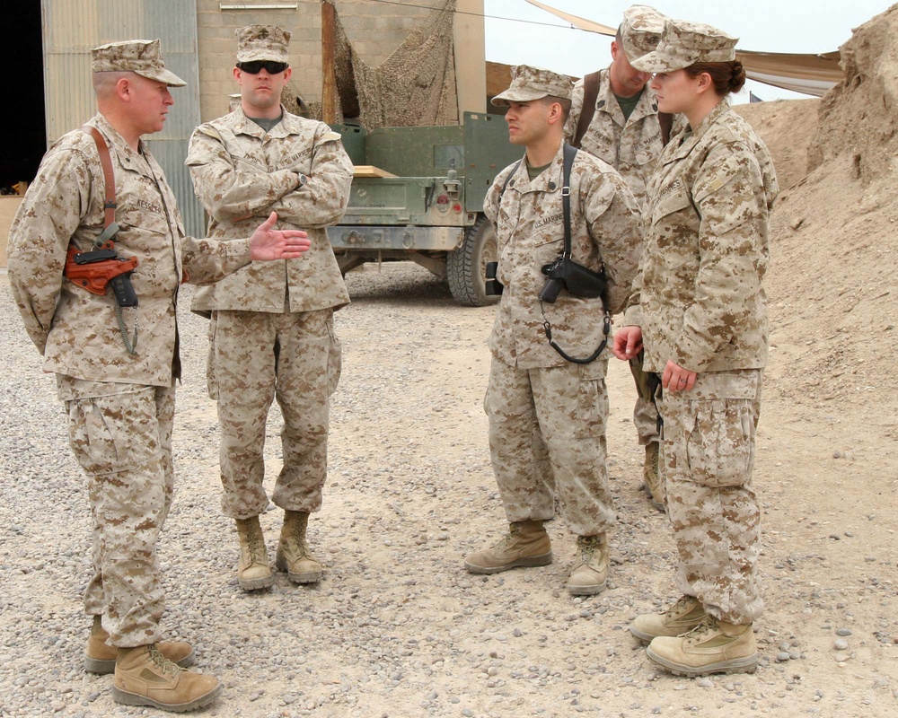 Brig. Gen. Kessler visits Combat Logistics Battalion 6