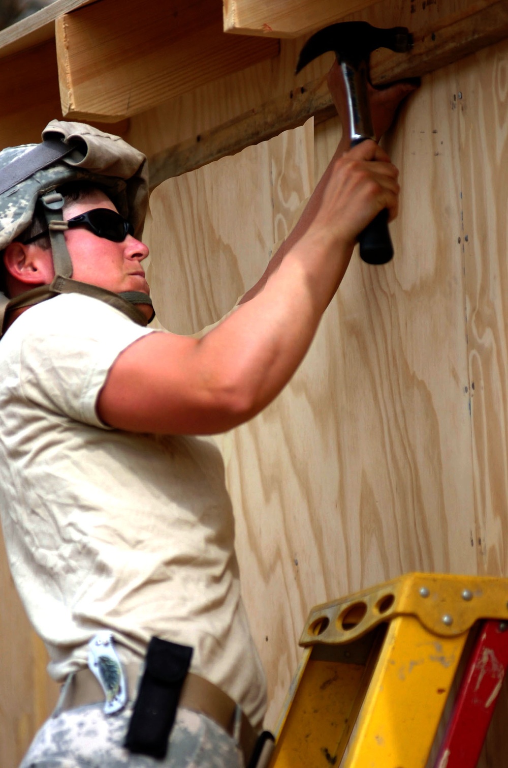Combat engineers help make dwellings into homes