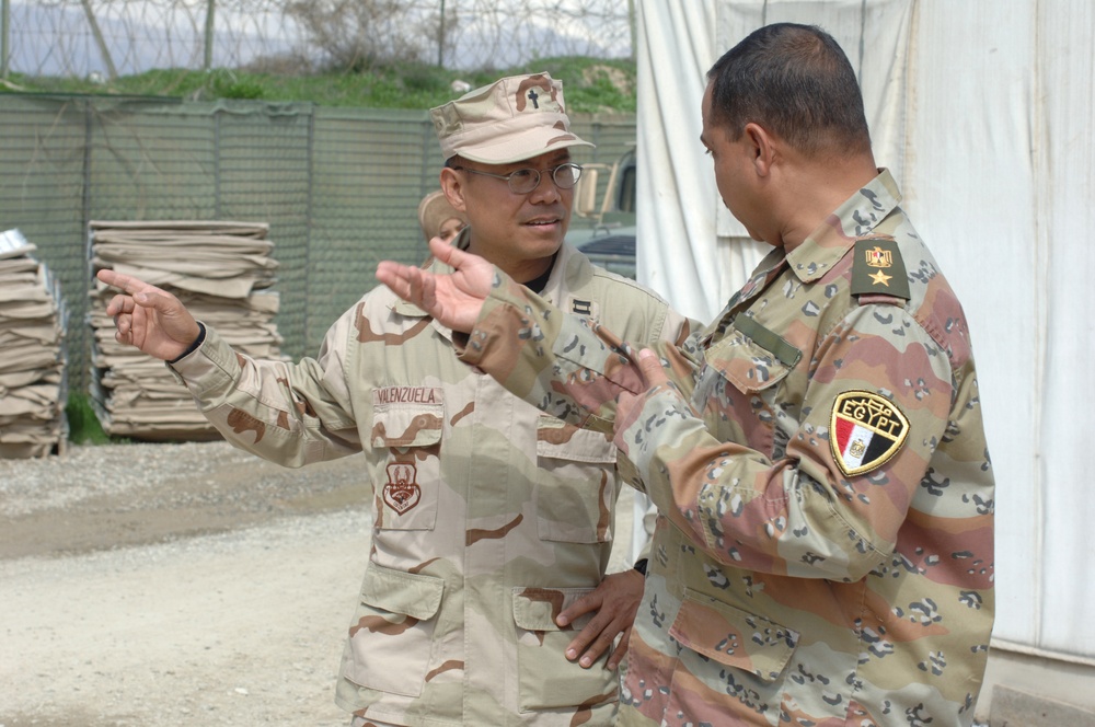 Humanatarian aid supply drop at Bagram