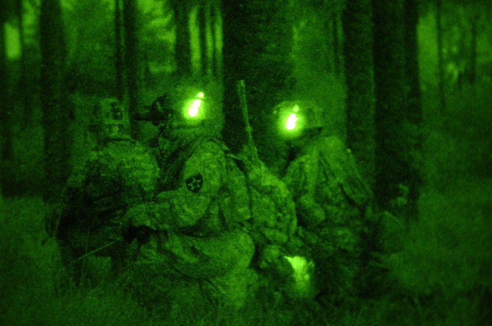 Night mission in Baqubah