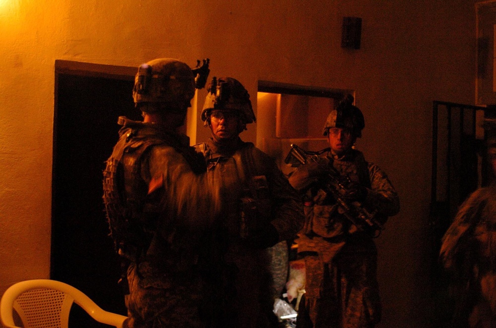 Night mission in Baqubah