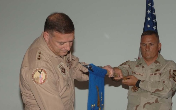 Stand-up of training group marks an international homecoming